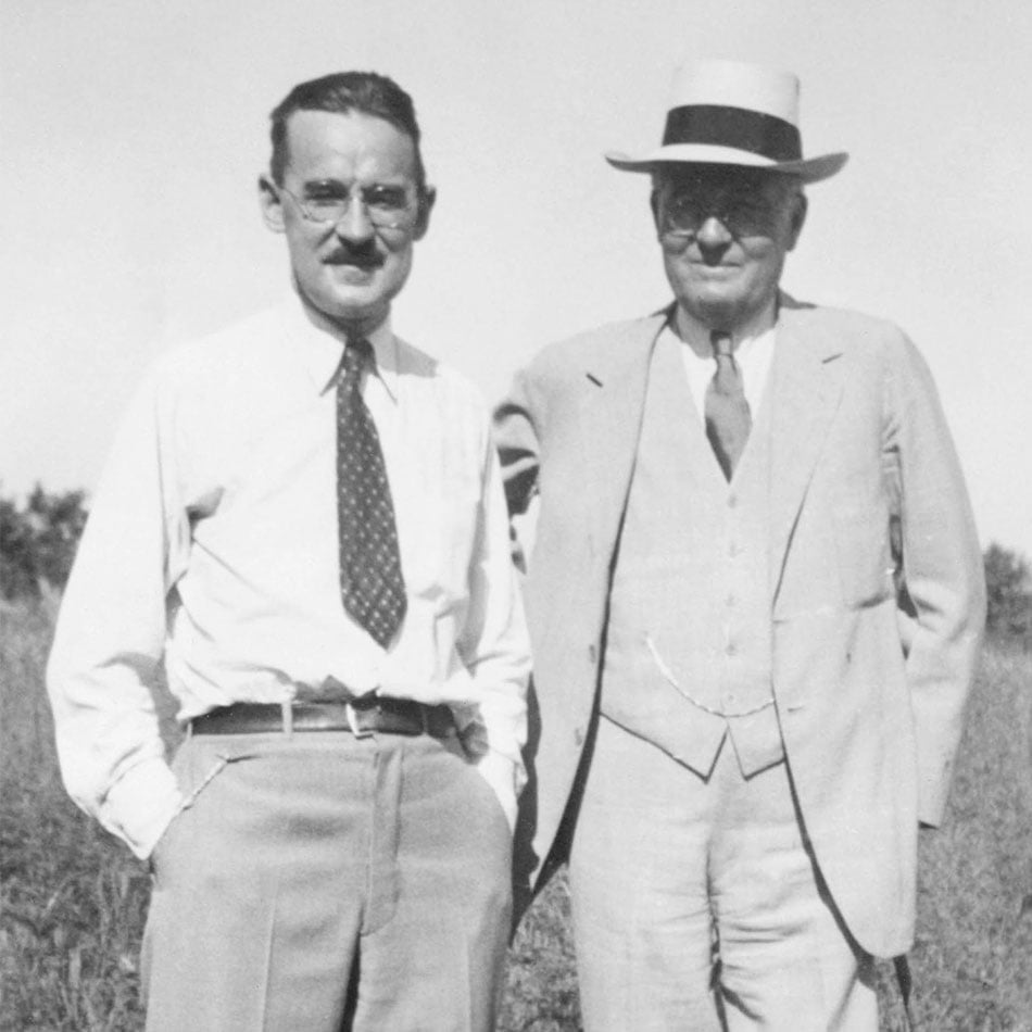 Dr. Thomas E. Jones and Cleveland Clinic co-founder George Crile Sr., MD.