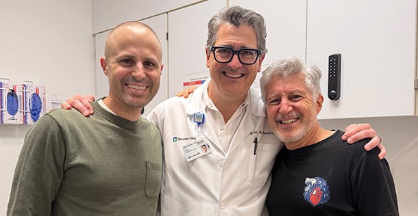 Johnny and Leon with Dr. Roselli 610x316